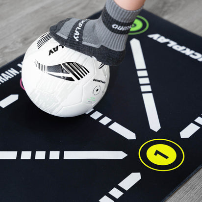 Voetbaltechniekmat voor balbeheersing