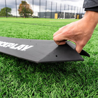 Afketsplank voor keeperstraining