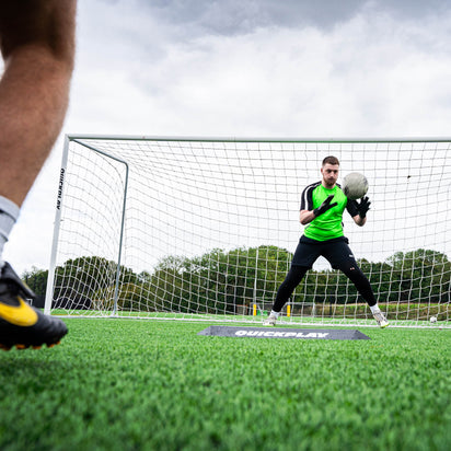 Afketsplank voor keeperstraining