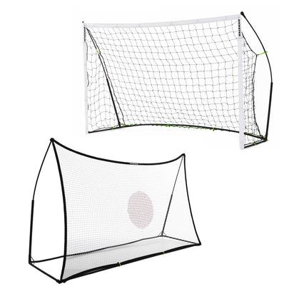 KICKSTER 2-in-1 voetbaldoel en rebounder 240 x 150 cm