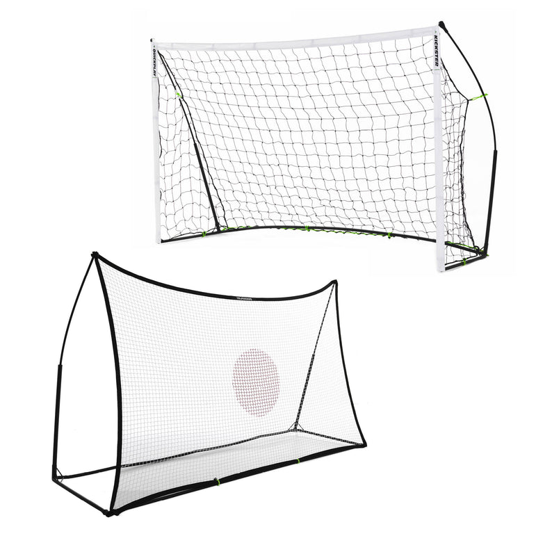 KICKSTER 2-in-1 voetbaldoel en rebounder 240 x 150 cm