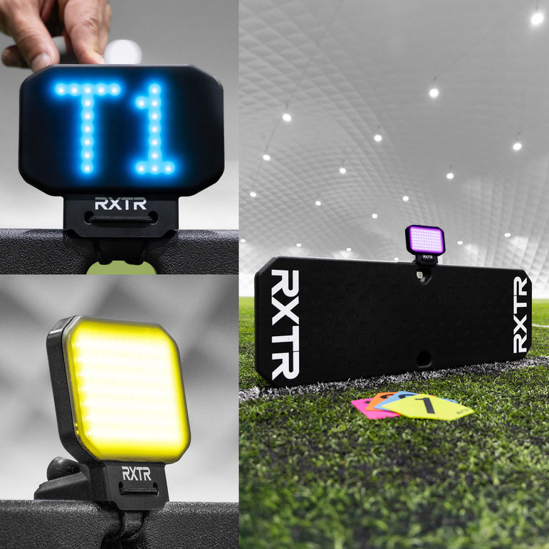 RXTR Pro Coach voetbalrebounder met reactielamp