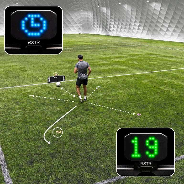 RXTR reactielamp voor voetbaltraining