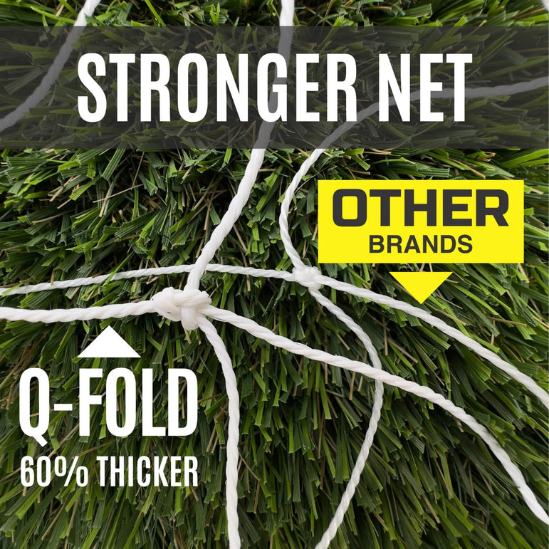 Q-FOLD Folding Football Goal 8x5'